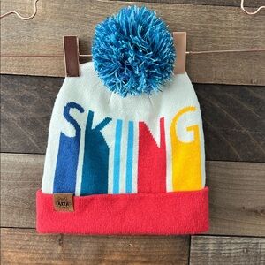 Alta Locale Skiing Pom Pom Beanie Hat